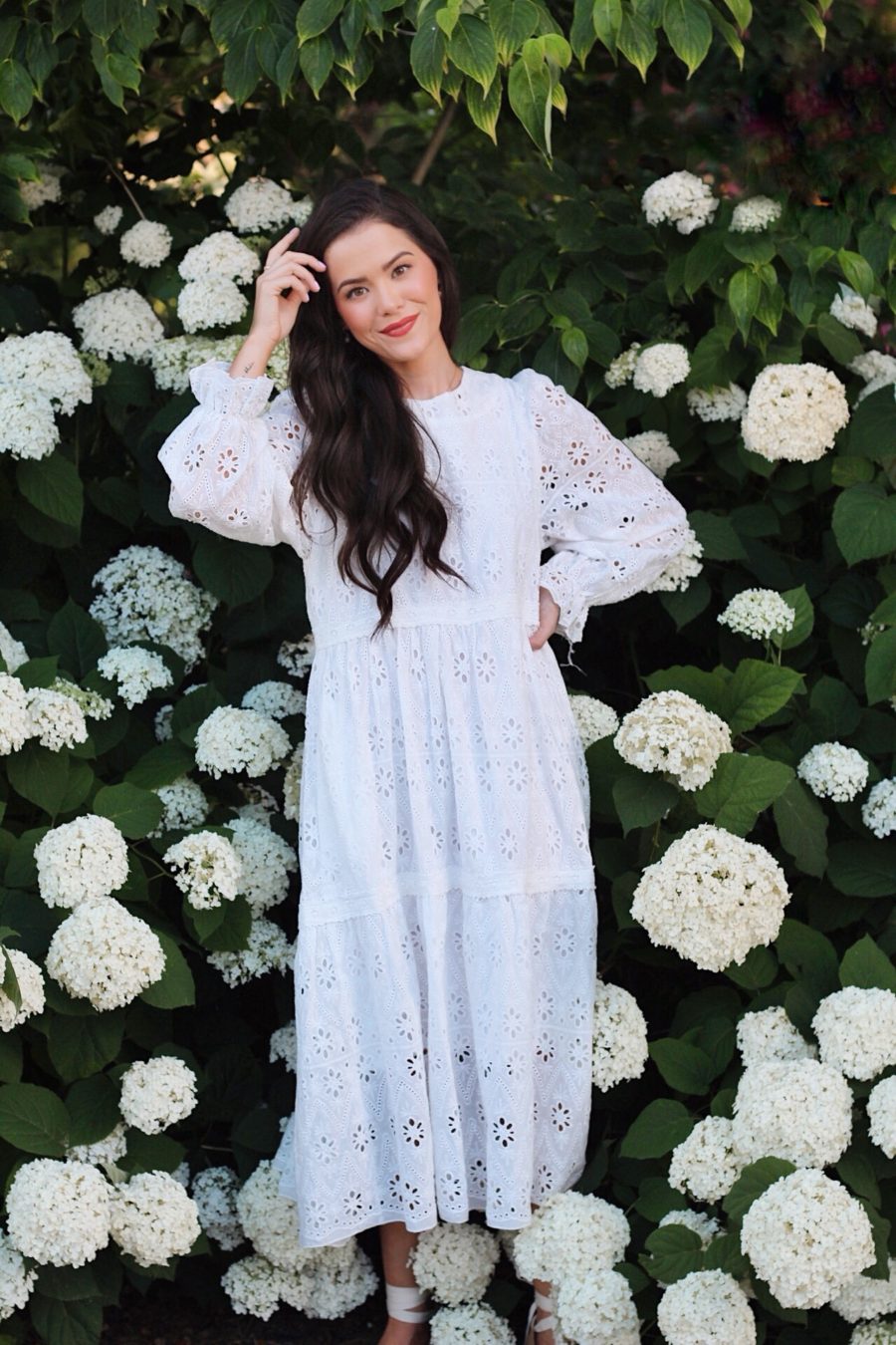 the perfect eyelet dress