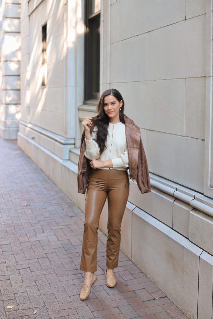 LEATHER PANTS FOR FALL | MUSINGS BY MADISON - STYLE AND LIFESTYLE BLOG